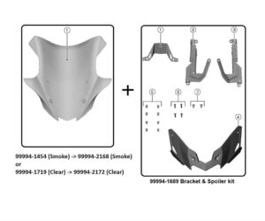 Large Smoke Windshield