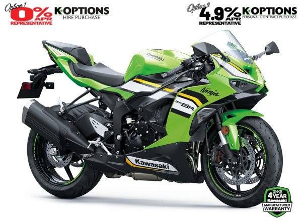 2025MY Ninja ZX-6R now available with 0% APR HP - Fowlers Kawasaki